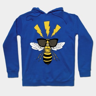 Angry bee artwork Hoodie